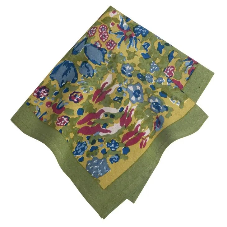 Jardin Blue & Vert Napkin 3 Jardin Blue & Vert Napkin