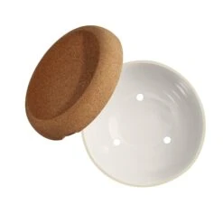 Emile Henry Creme Storage Bowls -Selected Home Goods Store 108764DeepStorageBowlTopOpen