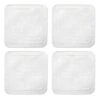 Linho Simple Square Coasters In White -Selected Home Goods Store 108WHT Linho Simple Square Coasters White