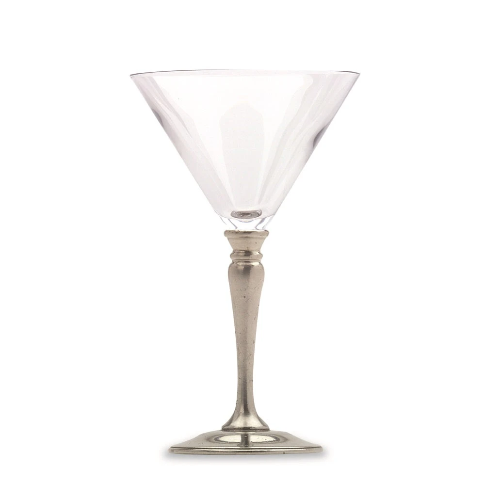 Match Pewter Martini Glass 3 Match Pewter Martini Glass