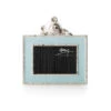 Michael Aram Teddy Frame 2x3, Blue -Selected Home Goods Store 133212 teddyframe2x3blue