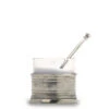 Match Pewter Salt Cellar With Spoon