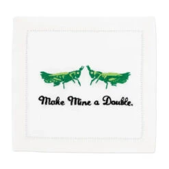 August Morgan Make Mine A Double Cocktail Napkins