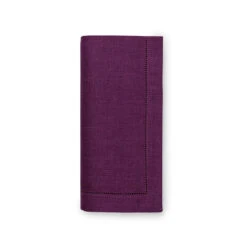 Sferra Festival Aubergine Dinner Napkin Set/4