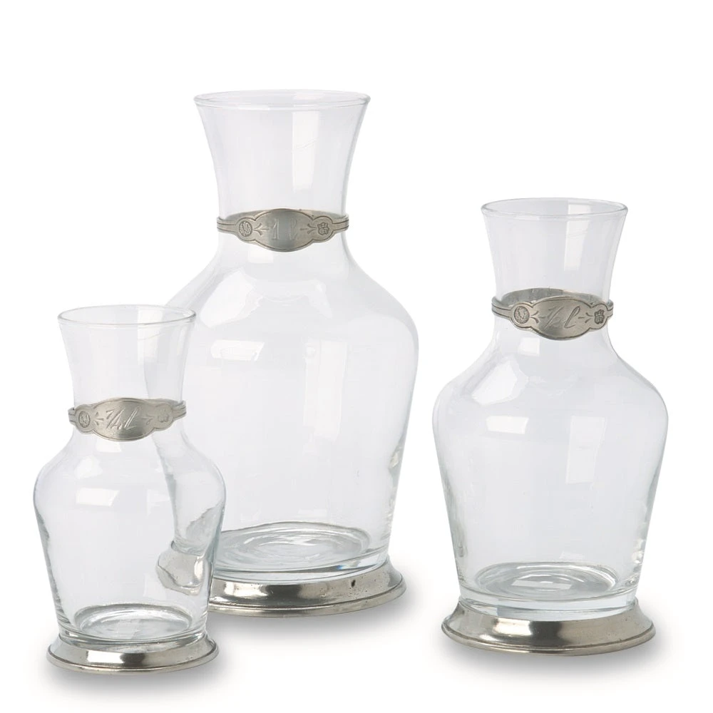 Match Pewter Glass Carafe, 1 Litre 4 Match Pewter Glass Carafe, 1 Litre - Image 2