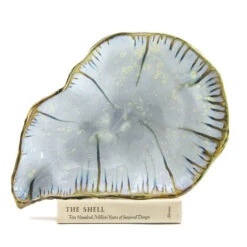 Ae Ceramics Oyster Series Coffee Table Bowl In Abalone & Tortoise