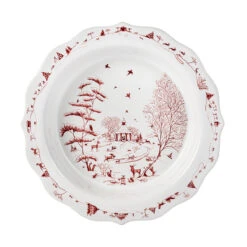 Juliska Country Estate Winter Frolic Ruby Pie Dish -Selected Home Goods Store CE34X 73alt
