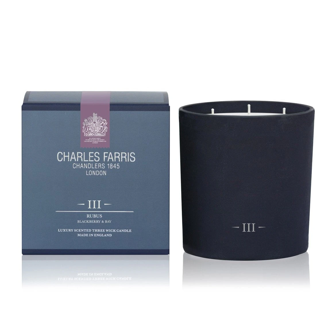 Charles Farris Rubus, No. III - 3 Wick Candle 3 Charles Farris Rubus, No. III - 3 Wick Candle