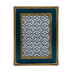 Classico Blue Florentine Frame, 5x7