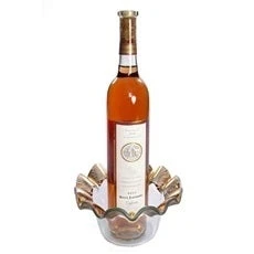 Annieglass Ruffle Wine Coaster