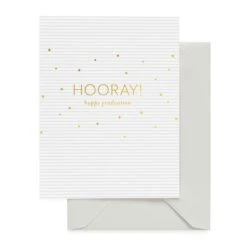 HOORAY! Happy Graduation Card