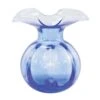 Vietri Hibiscus Glass Cobalt Medium Fluted Vase -Selected Home Goods Store HBS 8582C