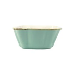 Vietri Italian Bakers Aqua Square, Small