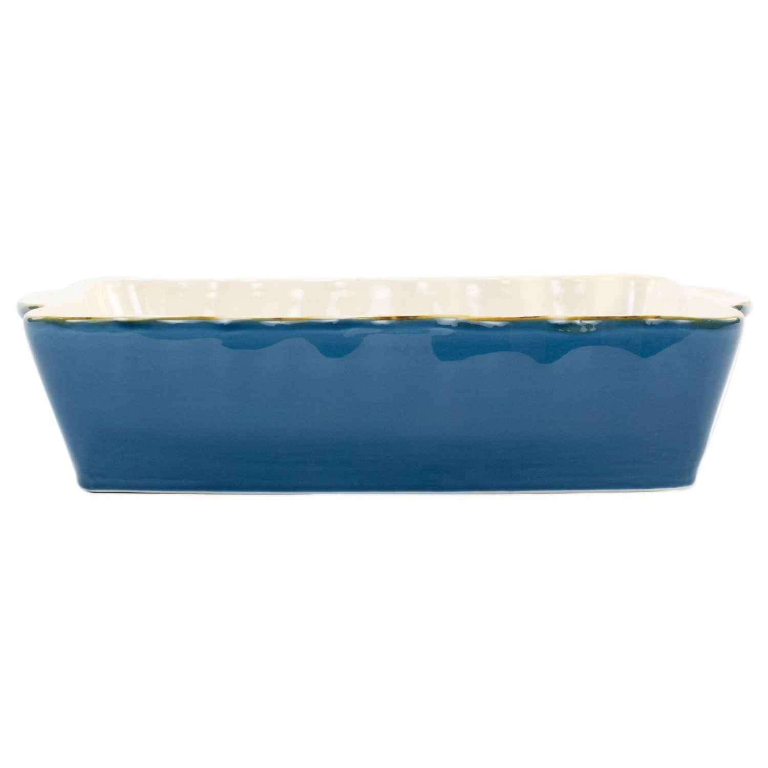 Vietri Italian Bakers Blue Rectangular, Large 3 Vietri Italian Bakers Blue Rectangular, Large