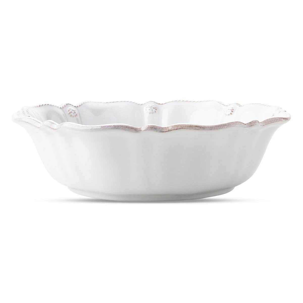 Juliska Berry & Thread Whitewash Flared Serving Bowl 10" 3 Juliska Berry & Thread Whitewash Flared Serving Bowl 10"