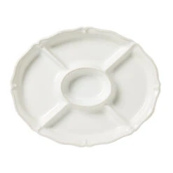 Juliska Berry & Thread Whitewash Crudite Platter