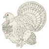 Turkey Coloring Paper Placemat Set/12 2 Turkey Coloring Paper Placemat Set/12 -Selected Home Goods Store KP1112