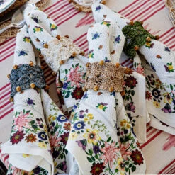 Juliska Mirabelle Multi Linen Napkin 9 Juliska Mirabelle Multi Linen Napkin -Selected Home Goods Store LB90 10LS4