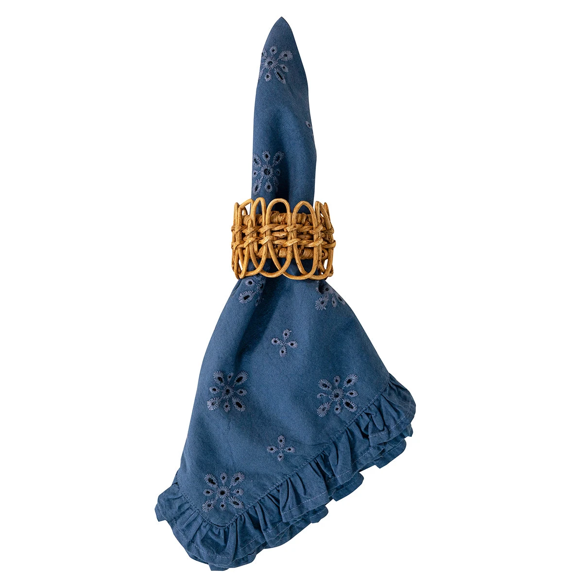 Juliska Eyelet Navy Napkin 5 Juliska Eyelet Navy Napkin - Image 3