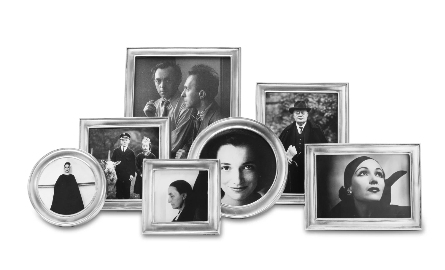 Match Pewter Lugano Rectangular Frame, Large 5 Match Pewter Lugano Rectangular Frame, Large - Image 3