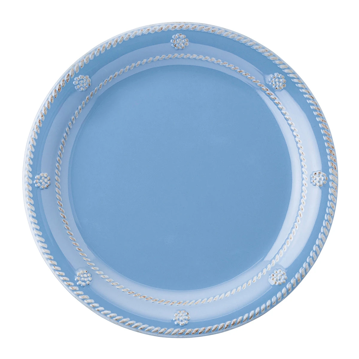 Juliska Berry & Thread Melamine Chambray Dessert/Salad Plate 3 Juliska Berry & Thread Melamine Chambray Dessert/Salad Plate