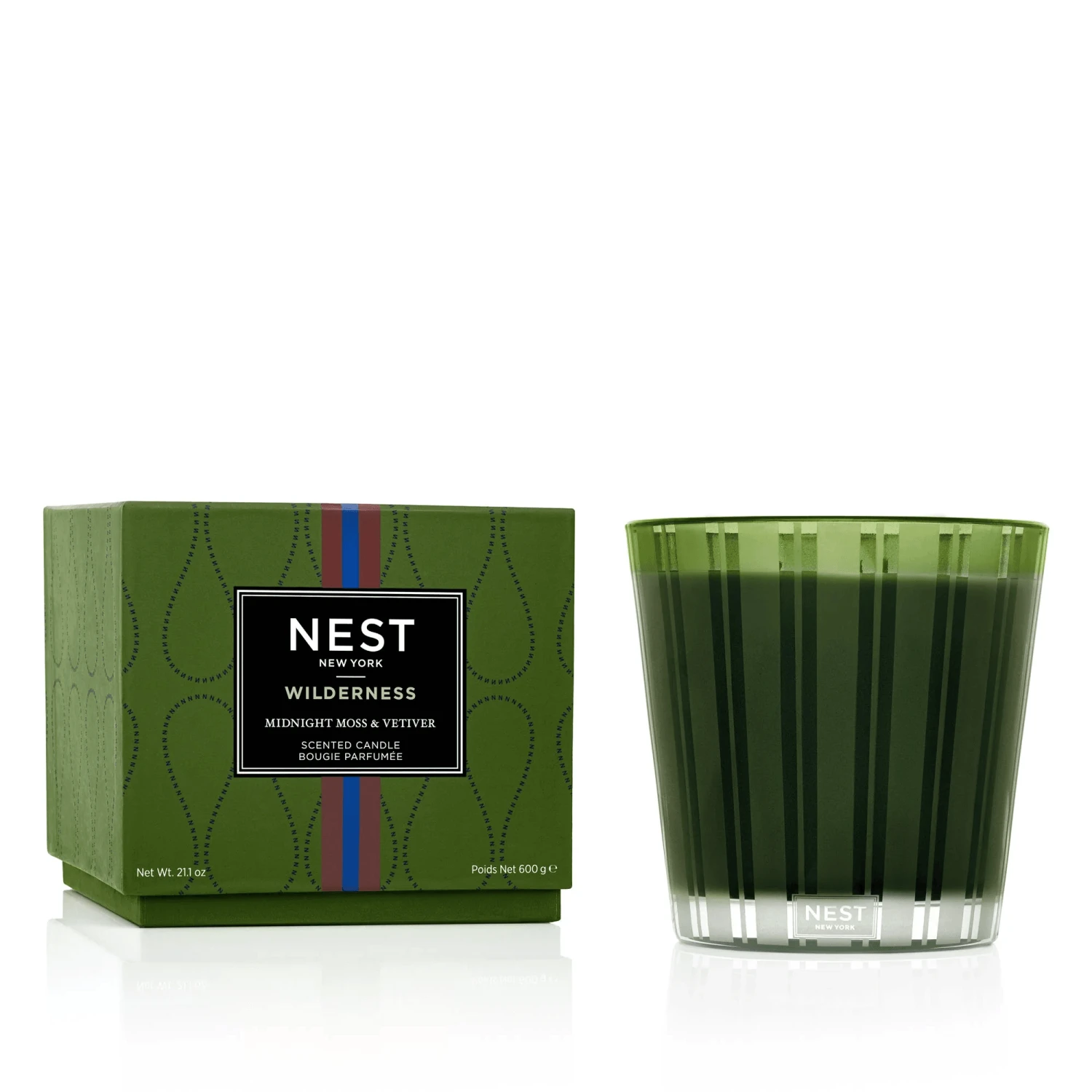 Nest Midnight Moss & Vetiver 3-Wick Candle 3 Nest Midnight Moss & Vetiver 3-Wick Candle