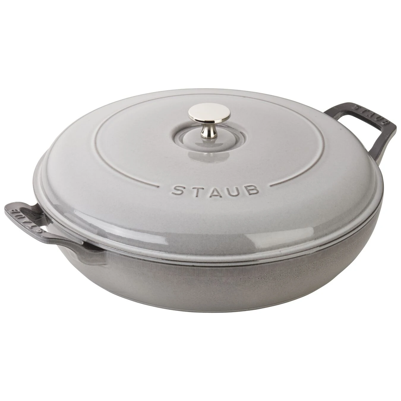 Staub 3.5QT Braiser In Graphite 3 Staub 3.5QT Braiser In Graphite