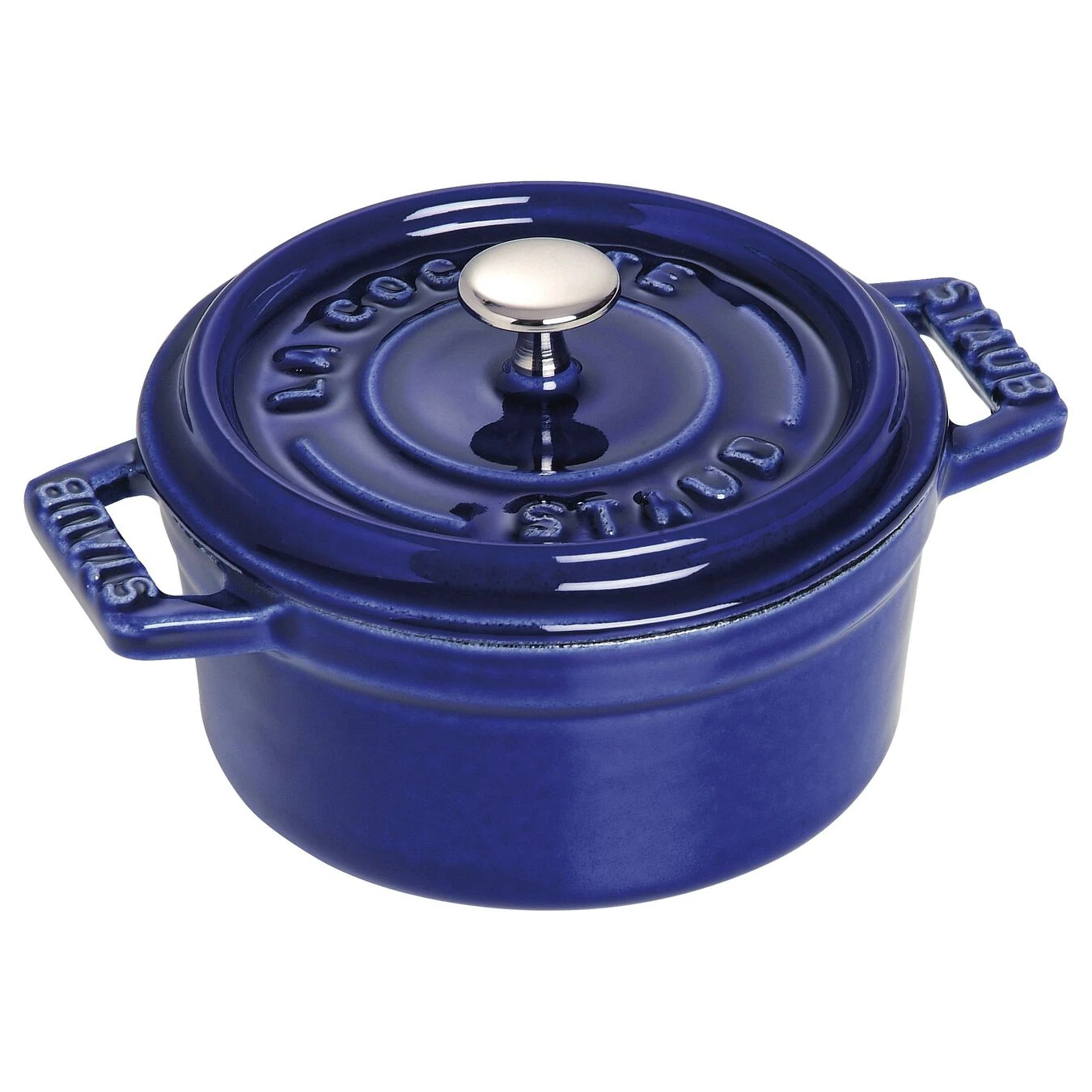 Staub 0.25QT Mini Cocotte In Dark Blue 3 Staub 0.25QT Mini Cocotte In Dark Blue