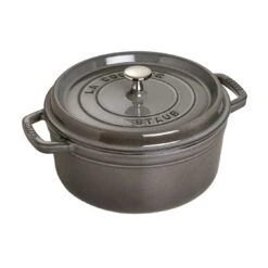 Staub 5.5QT Round Cocotte In Graphite