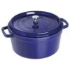 Staub 7QT Round Cocotte In Dark Blue -Selected Home Goods Store Staub Cocotte Round 7QT DarkBlue