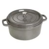 Staub 7QT Round Cocotte In Graphite 1 Staub 7QT Round Cocotte In Graphite -Selected Home Goods Store Staub Cocotte Round 7QT Graphite