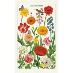 Flower Garden Tea Towel