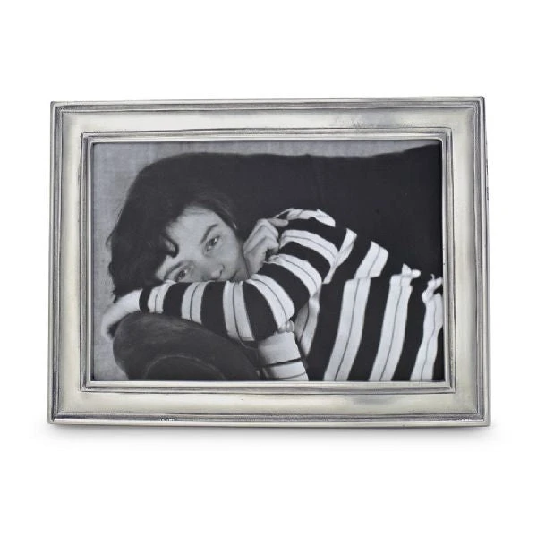 Match Pewter Lugano Rectangular Frame, Med. 3 Match Pewter Lugano Rectangular Frame, Med.