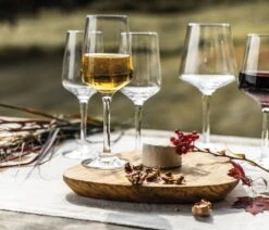 Simon Pearce Vintner White Wine -Selected Home Goods Store alt lifestyle vintner stemware 9.24.20 7991 edit 1