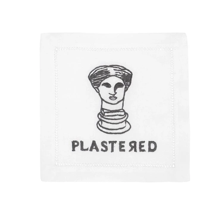 August Morgan Plastered Cocktail Napkins 3 August Morgan Plastered Cocktail Napkins