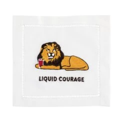 August Morgan Liquid Courage Cocktail Napkins