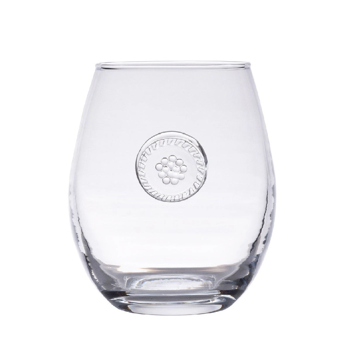 Juliska Berry & Thread Glass Stemless White Wine 3 Juliska Berry & Thread Glass Stemless White Wine