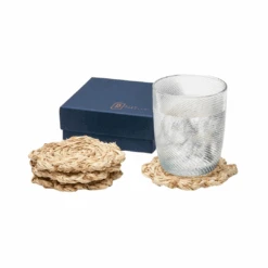 Vera Flower Coaster Set -Selected Home Goods Store bluepheasant 6