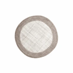 Naiya Round Placemats -Selected Home Goods Store bluepheasant naiya placemat gray