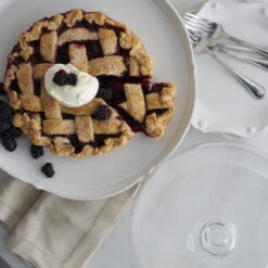 Juliska Berry & Thread Glass Cake Dome -Selected Home Goods Store btglassdomebtwpedestal