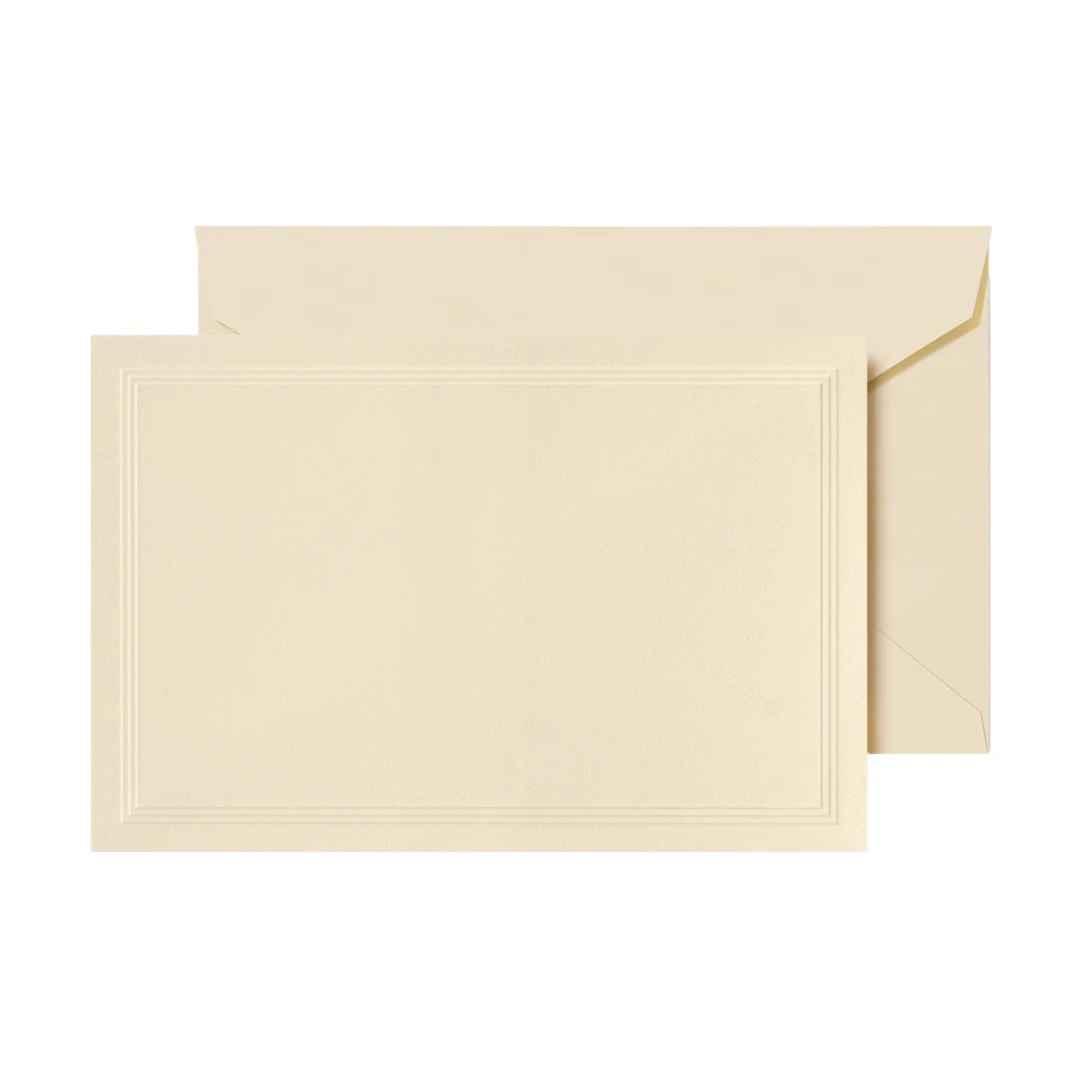 Crane & Co. Triple Debossed Frame Cards 4 Crane & Co. Triple Debossed Frame Cards - Image 2