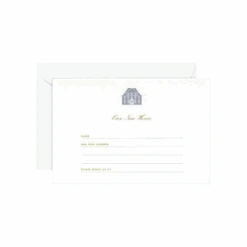 Crane & Co. New Home Pearlwhite Fill-In Announcements