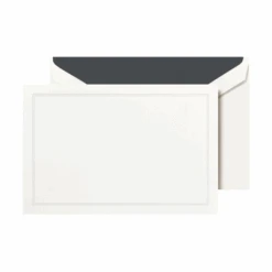 Crane & Co. Charcoal Triple Hairline Frame Cards