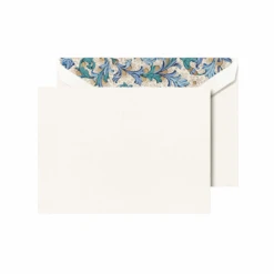 Crane & Co. Blue Florentine Pearl White Notes