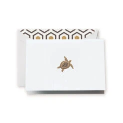 Crane & Co. Engraved Sea Turtle Notes