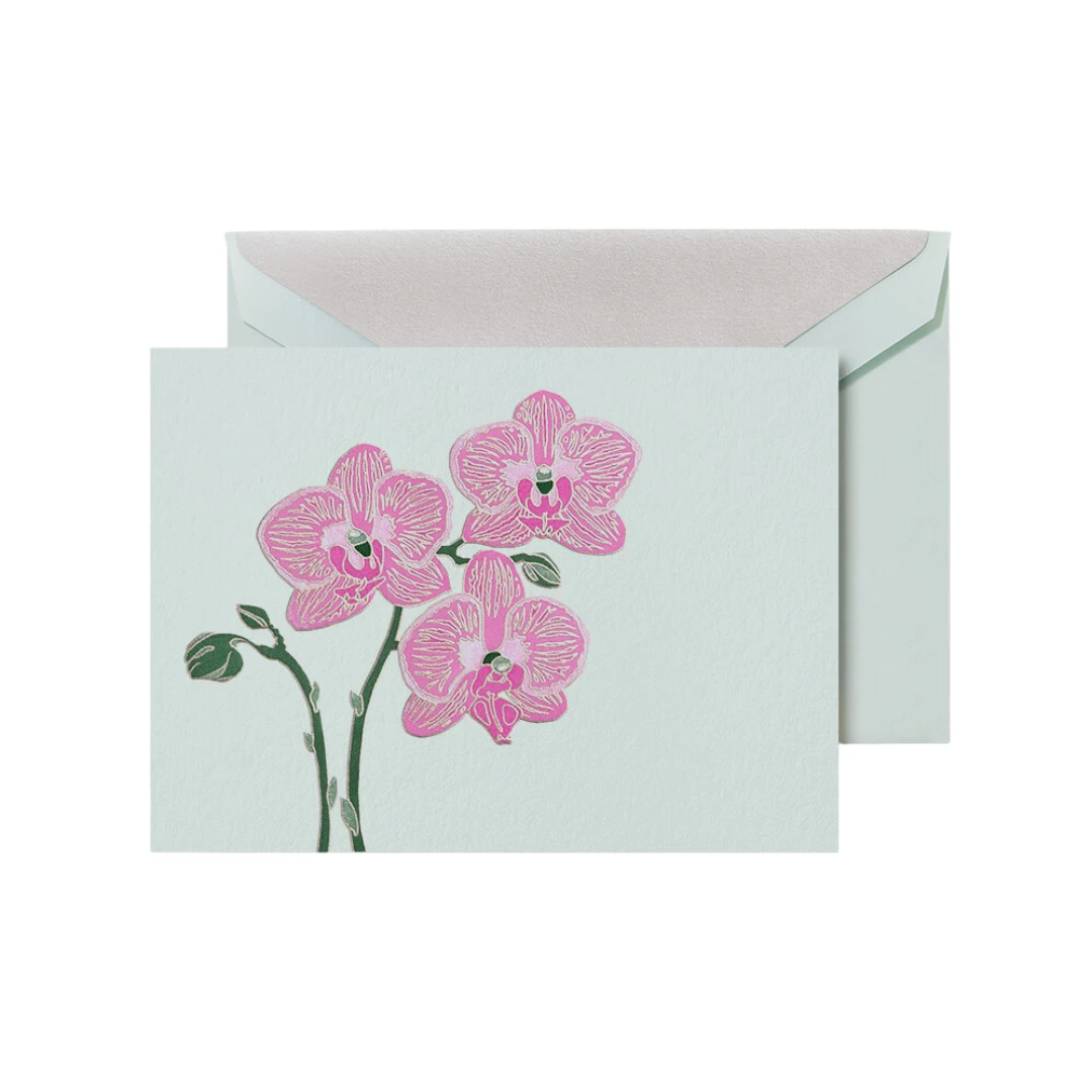 Crane & Co. Violet Orchid Notes 3 Crane & Co. Violet Orchid Notes