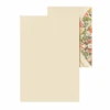 Crane & Co. Red Florentine Ecru Half Sheets -Selected Home Goods Store ch1301