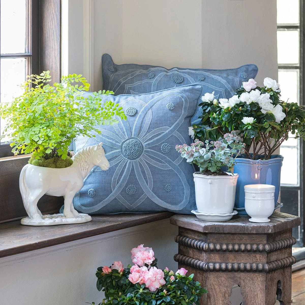 Juliska Berry & Thread Whitewash Planter 7" 6 Juliska Berry & Thread Whitewash Planter 7" - Image 4