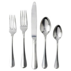 Juliska Bistro Bright Satin 5 Piece Flatware Set