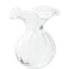 Vietri Hibiscus Glass Clear Vase, Large 1 Vietri Hibiscus Glass Clear Vase, Large -Selected Home Goods Store hbs 8583